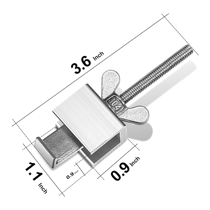 Upgraded Portable Door Lock, Heavy Duty Metal Door Locker for Extra