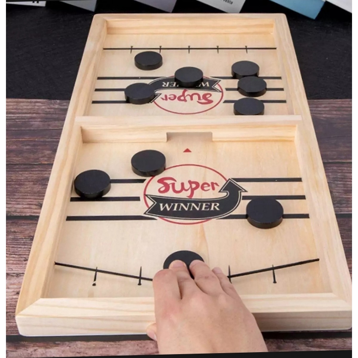 Large Pucket Board Game For Kids and Adults Family Game Wooden Made for 2  Player Game Travel Play and Indoor Game: Buy Online at Best Prices in  Pakistan | Daraz.pk