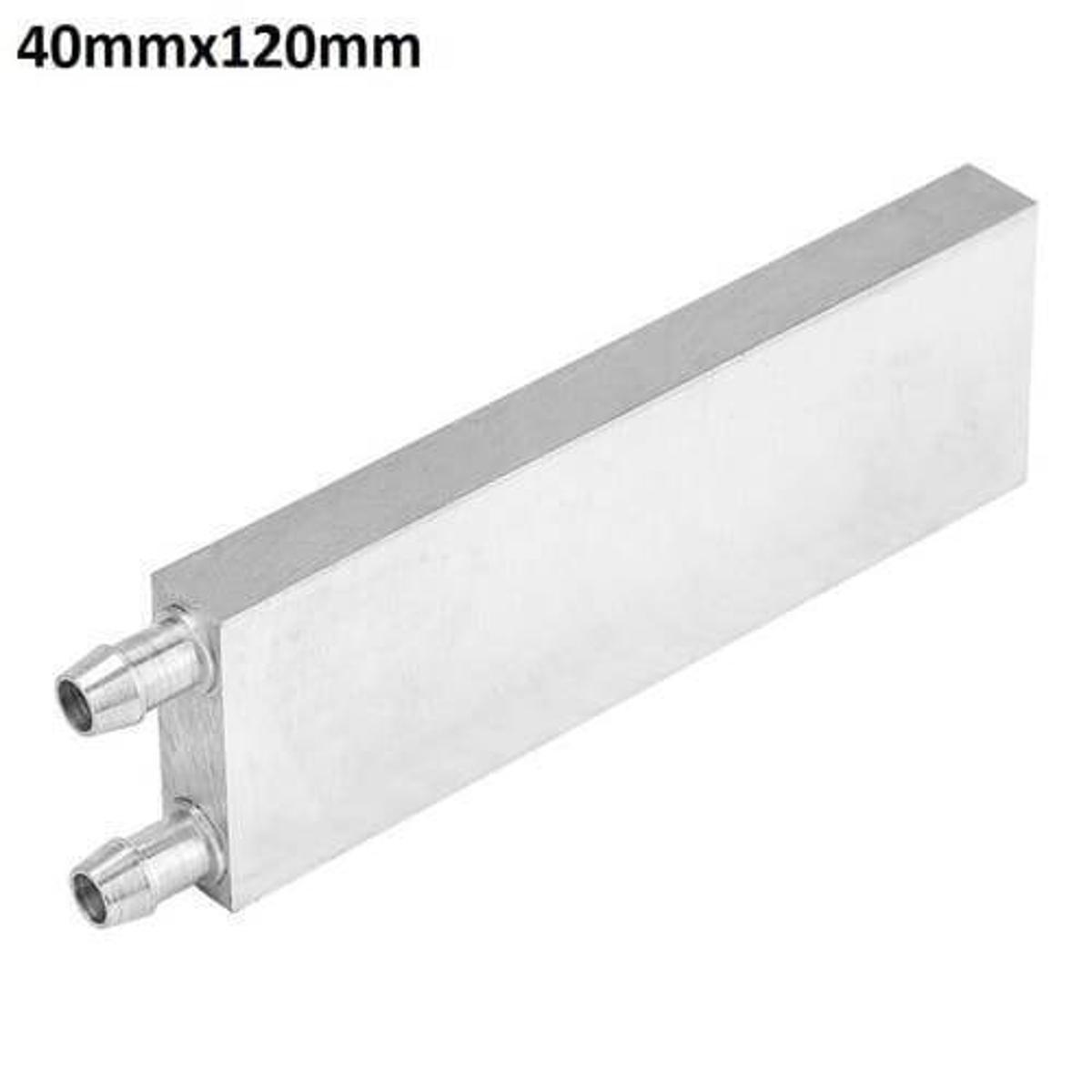 Aluminium Water block Block 40mm X 120mm For Liquid Water Cooler Heat Sink