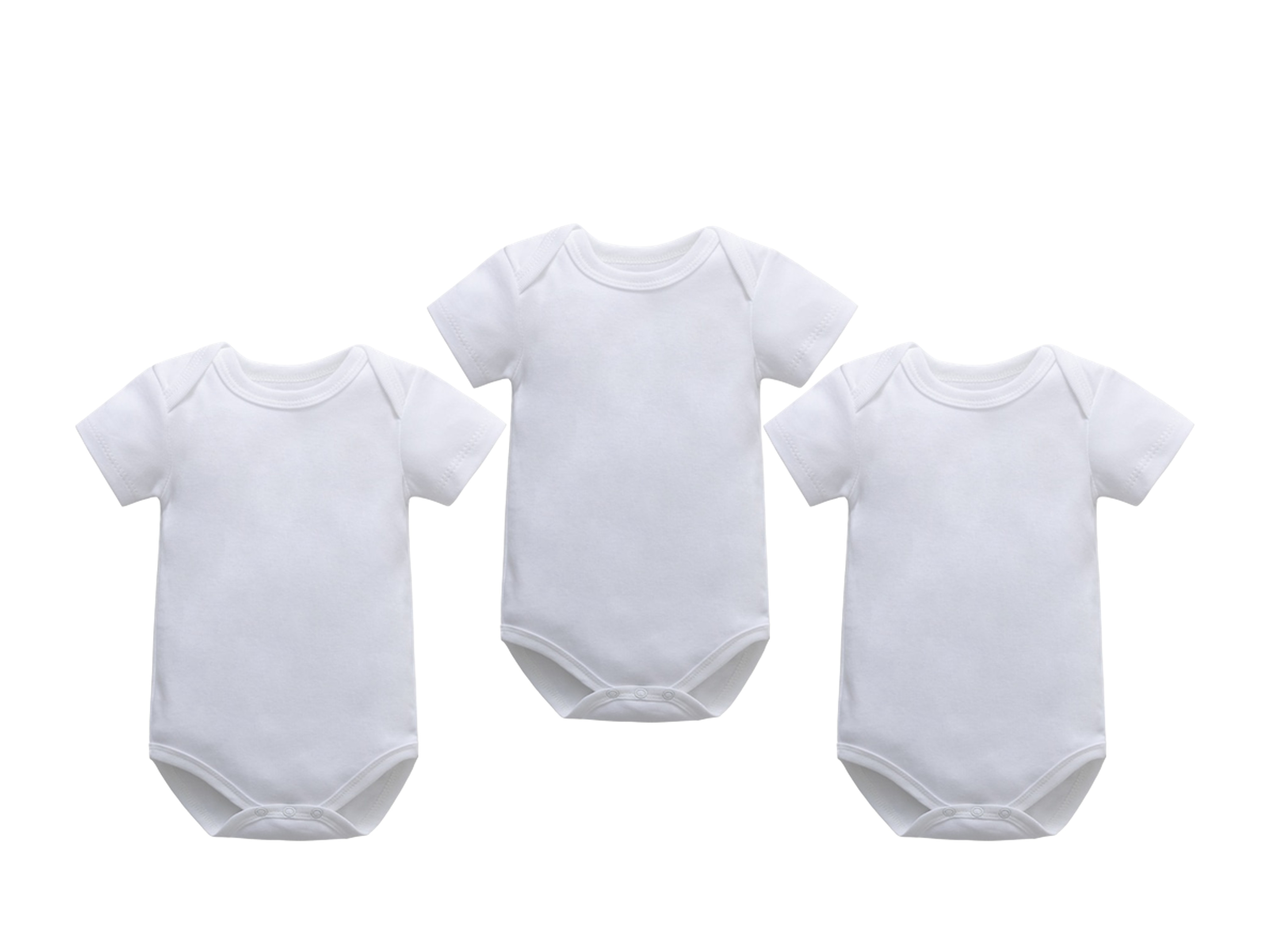 Pack of 3 Newborn Baby Bodysuits Romper in Cotton Stuff for Newborn Baby (Unisex) Available 0 to 12 Months