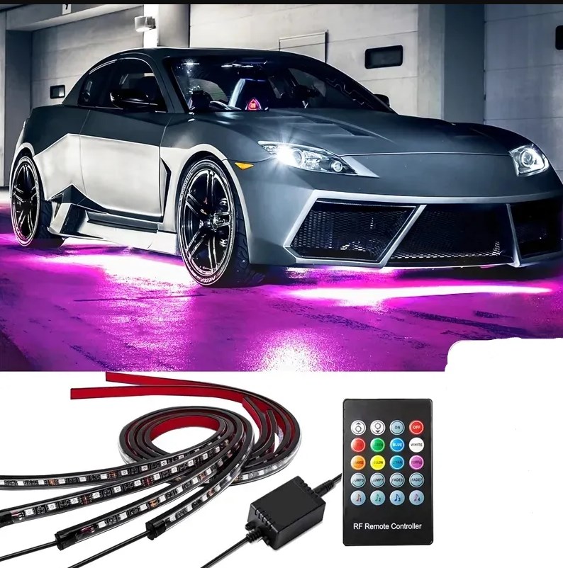 DITVA Car Underglow Neon Accent Strip Light Kit 8