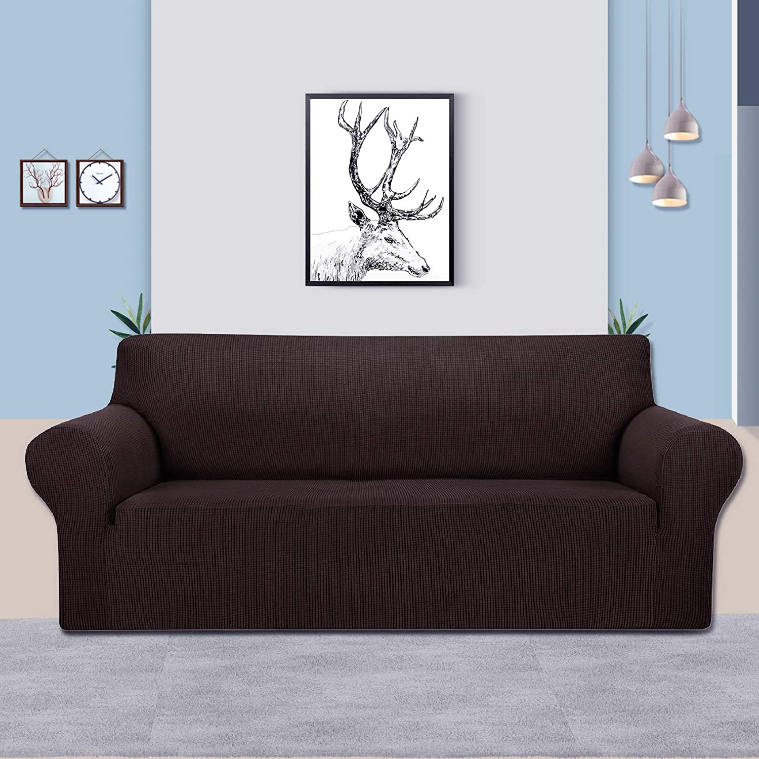 Jersey Sofa Covers - 7 Seater - 3+2+1+1 - Jumbo Size - Stretchable