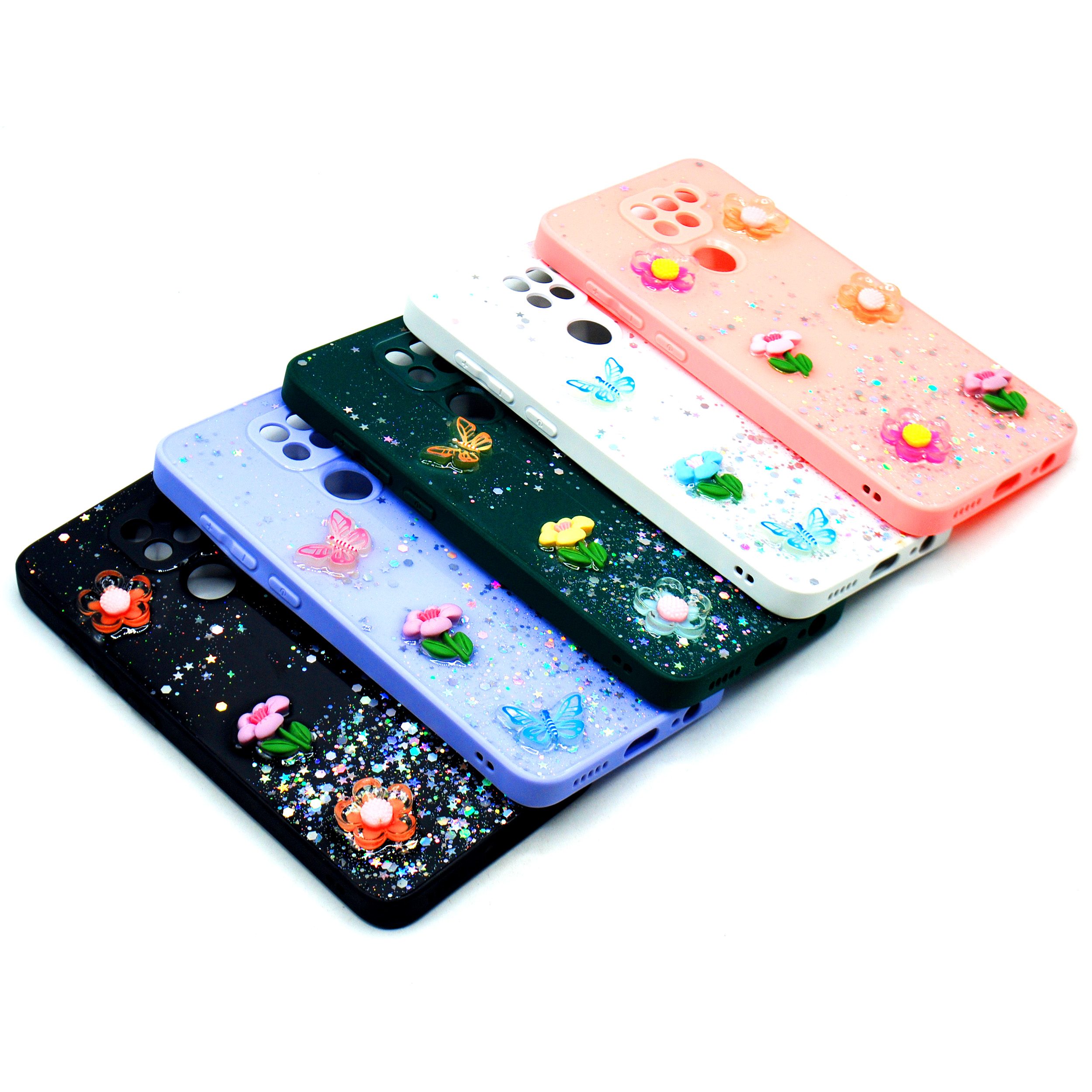 Xiaomi Redmi Note For Girls Fancy Case Stylish Glitter Back