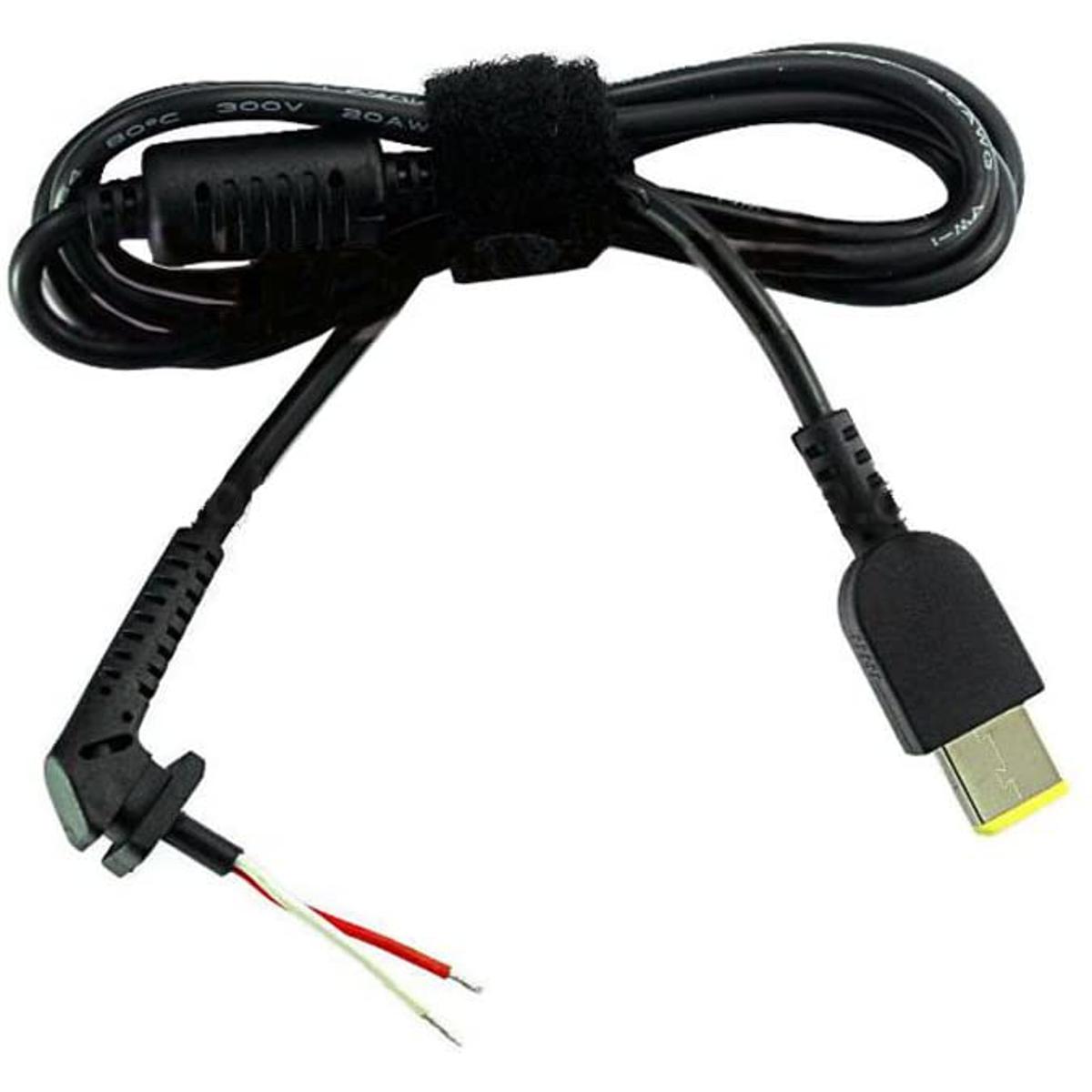 DC Power cable Jack Plug USB Pin Square Power Supply Connector Cable for Lenovo New 20V Laptop Charger DC Cord Cable 1.5m