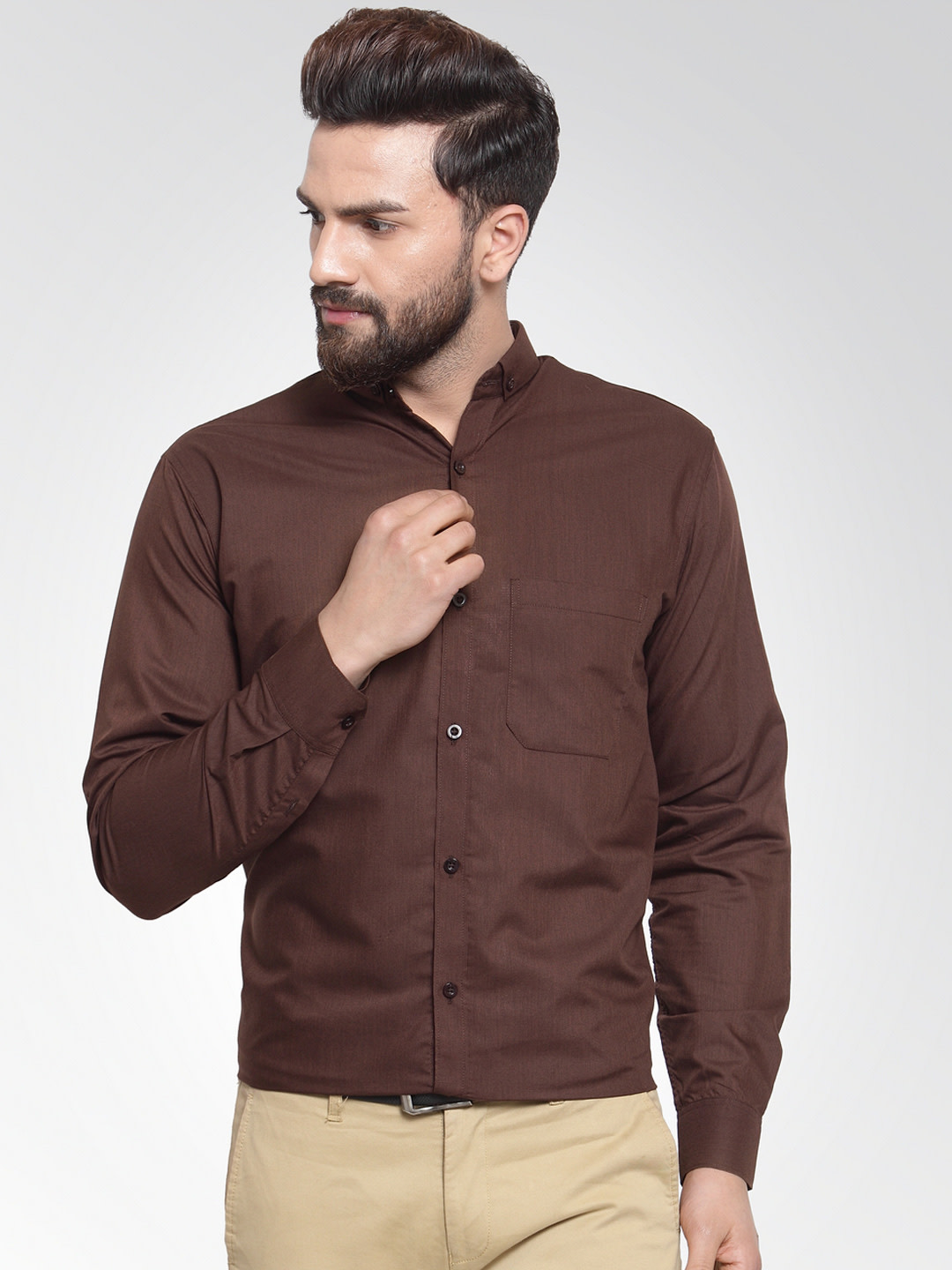 Buy > coffee brown color shirt> in stock OFF-62%