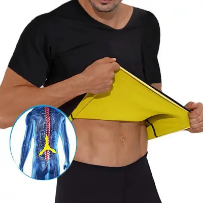 Men's Thermal Body Shaper Slimming Shirt Shapers Compression