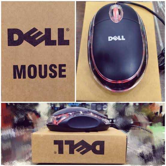 Dell Mini Optical Brown Box Mouse