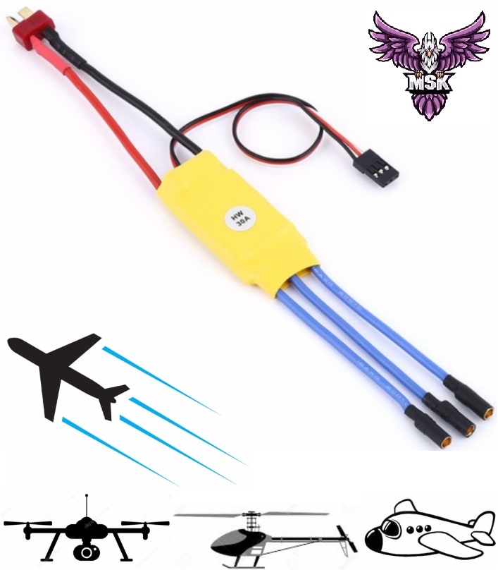 30A ESC Brushless Motor Speed Controller RC drones