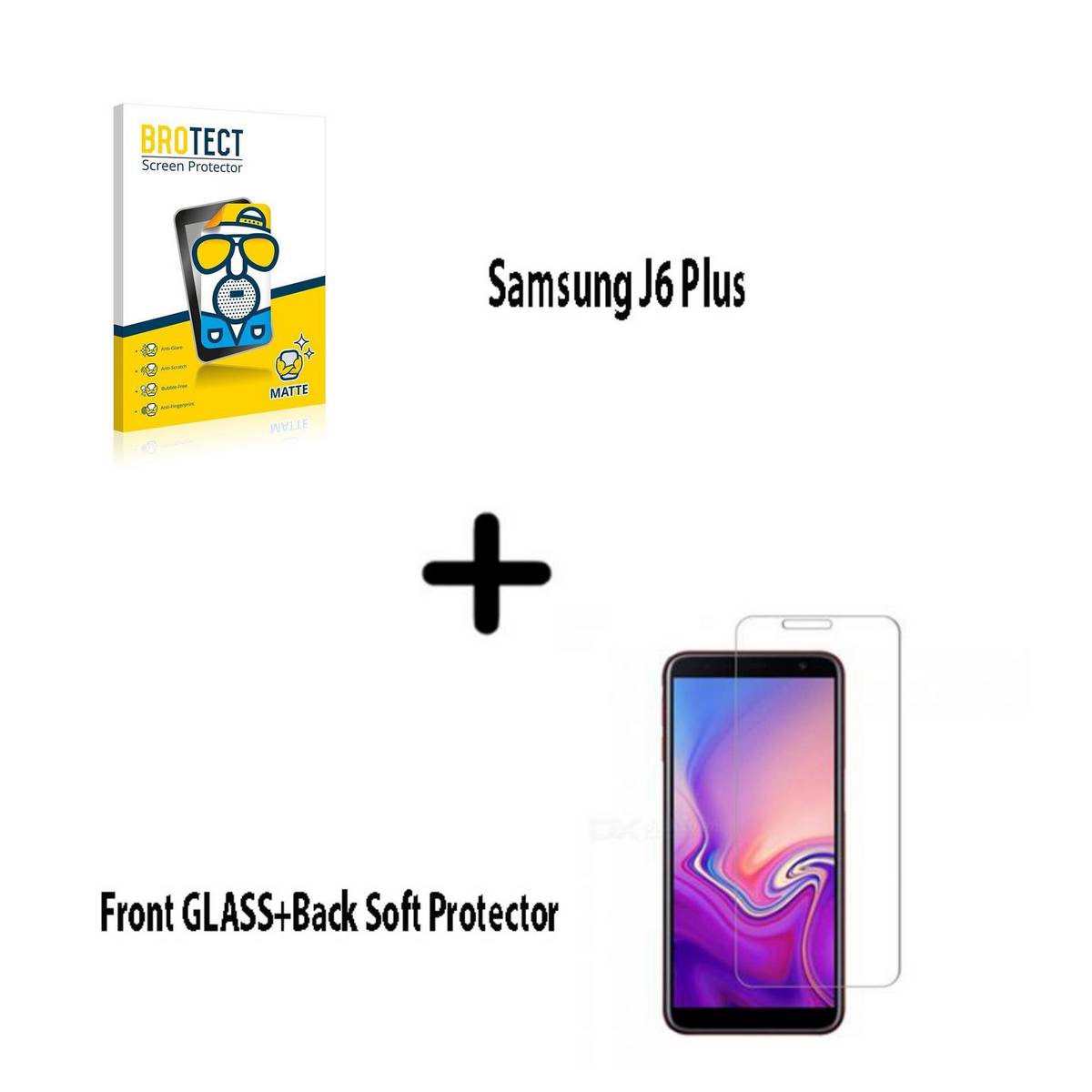 Samsung J6 Plus Polish Tempered Glass Screen Protector