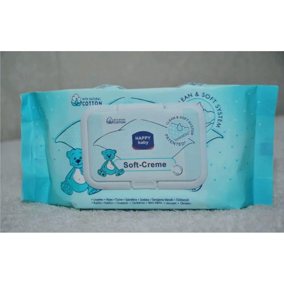 HAPPY Baby soft cream wipes 1ps