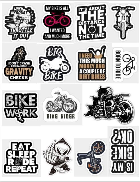 black stickers for bikes