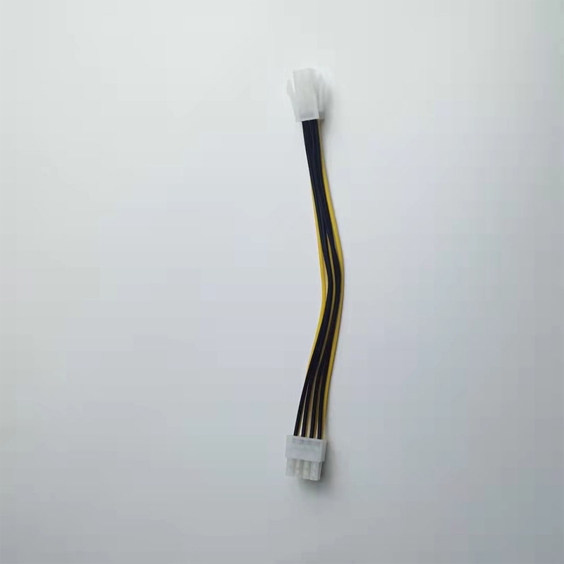 Computer Cpu Wire Main Board CPU Power Supply Cable 4p To 8p Transfer Male Female ...