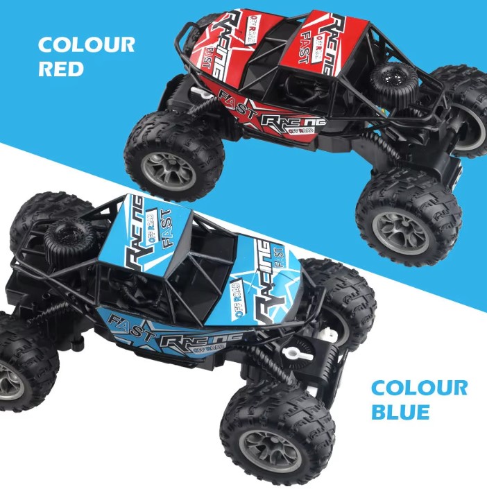 Monster Truck RC Toy for Boys High Speed 1:18 Die-Cast Remote Control Toys For Kids Off-Road Racing Truck