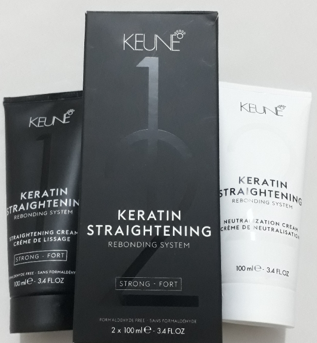 keratin straightening keune