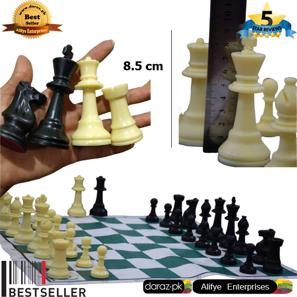 Professional Chess Game Standards FIDE Recommended Size with 32+2 ...