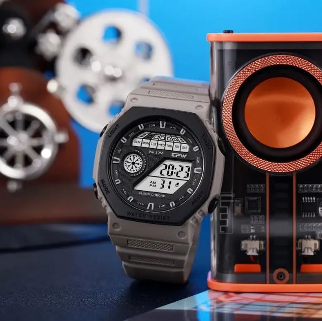 New hot arrival digital and waterproof wrist watches For Boys and watches For men