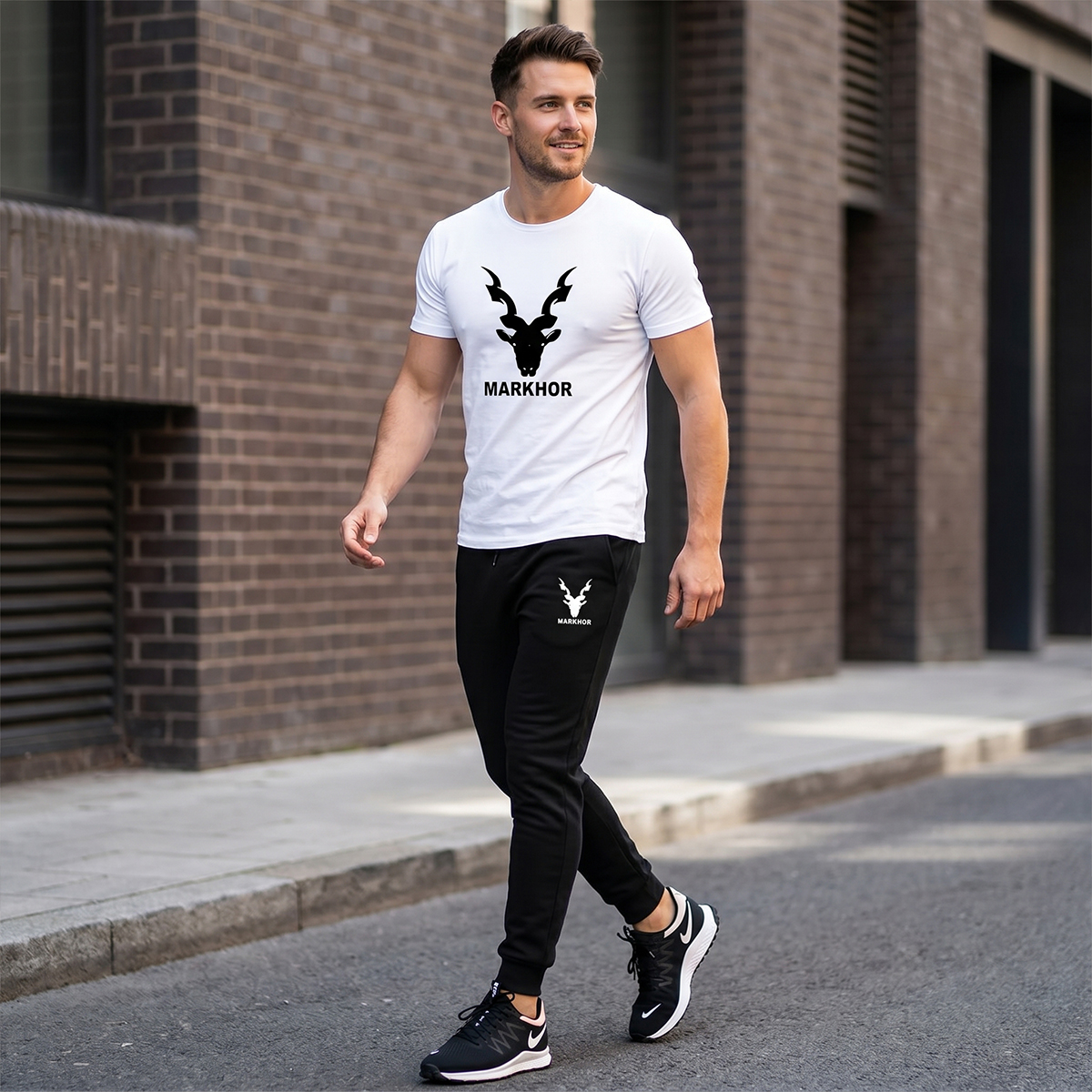 NEW  TRENDY PRINTED TRACKSUIT FOR MEN ROUND NECK HALF SLEEVES T SHIRT & TROUSER FOR MEN & BOY'S BEST ARTICLE OF SUMMER COLLECTION/TRACKSUIT FOR MEN/SUMMER Multicolor TRACKSUIT FOR MEN & BOY'S