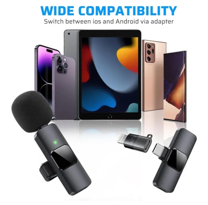 Microphones Wireless Bluetooth Professional Audio – K8 K9 K11 Microphone for PC, Gaming, YouTube, Podcast, Singing & Android Mobile with Rechargeable Battery & Foldable Microphone Stand