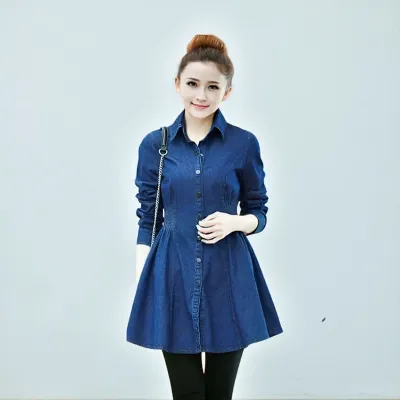 Stylish Denim Shirt for Girls: A Must-Have Fashion Piece for Trendy Young  Women Front Open premium quality