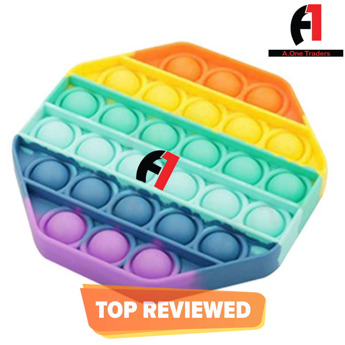 [High Quality] Popit POP Toy Bubble Squeeze sun light change colour Sensory Fidget Toy Pop It Figit Toy Fidget Toys Special Needs Stress Reliever, Push Bubble Gadgets