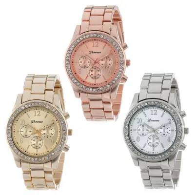 Gold and shop silver ladies watch