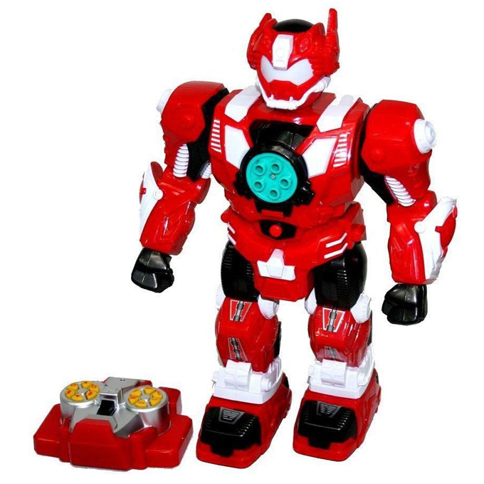 RC Police Mech Warrior Robot Shooter - Red