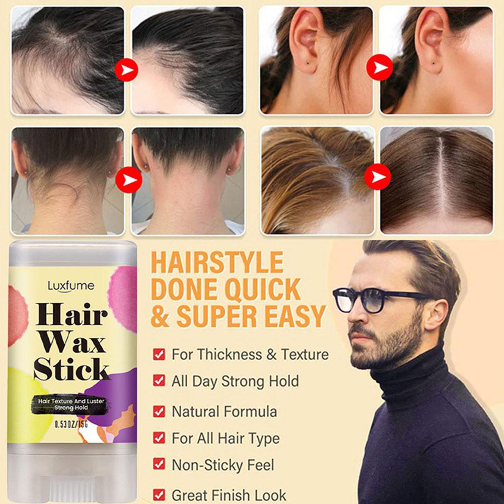 Dropshipping Hair Wax Stick For Women Man Finish Cream Nongreasy Style