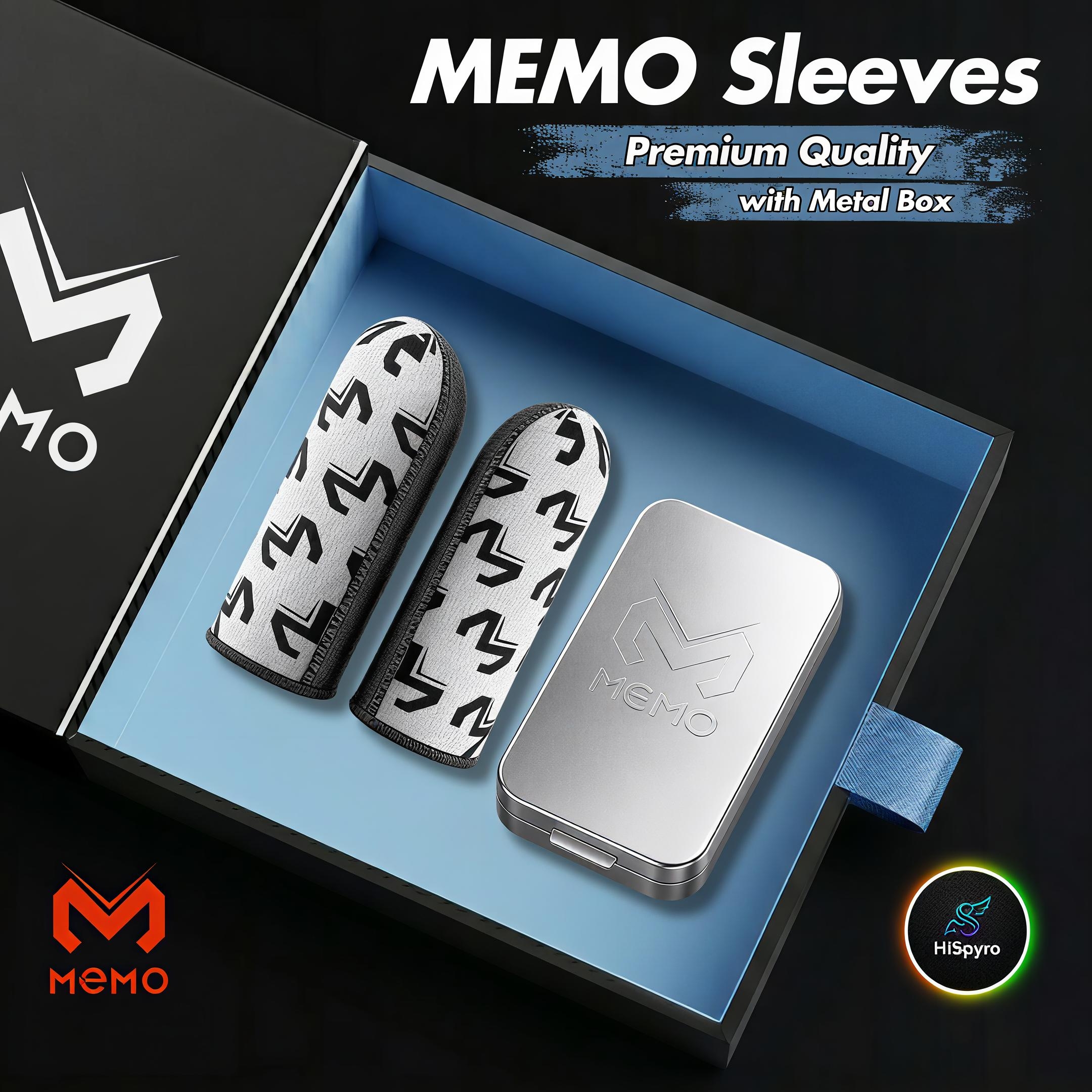 MEMO Premium Finger Sleeve Gaming Gloves for PUBG & Free Fire High Quality Finger Sleves with Box | MEMO Gaming Finger Sleeves for Mobile Gamers, Breathable & Sweatproof Finger Gloves for PUBG / Free Fire Best Quality Anti-Slip Thumb Sleeves