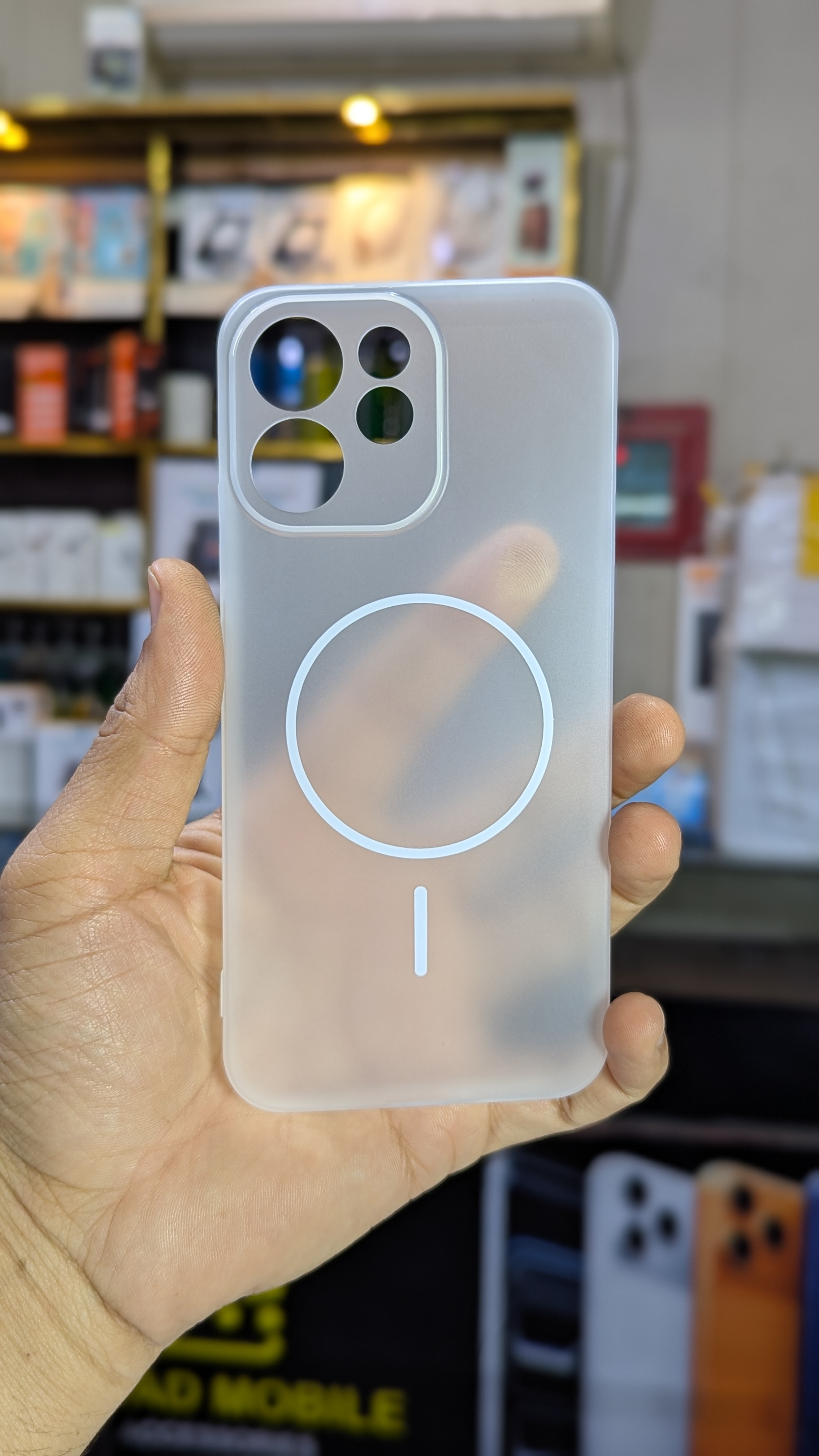 Air Skin, Ultra Thin Paper Matte Back Cover (0.3 mm ) Compatible with Reno 15F Soft TPU Cover