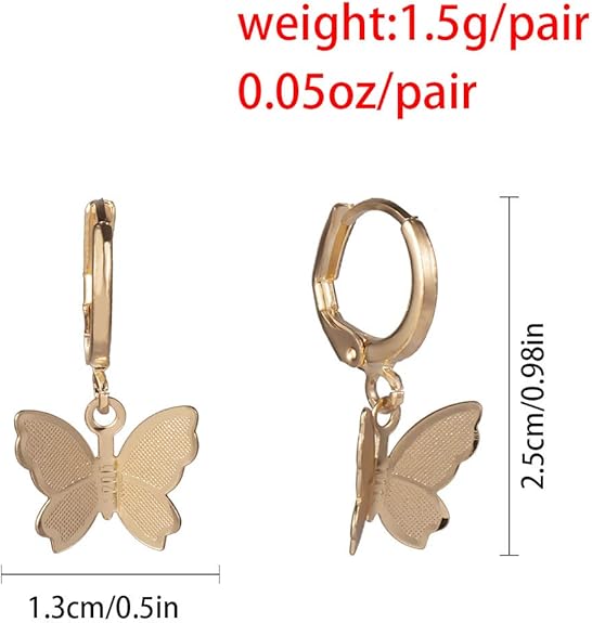 Golden - Alloy Earring for Women