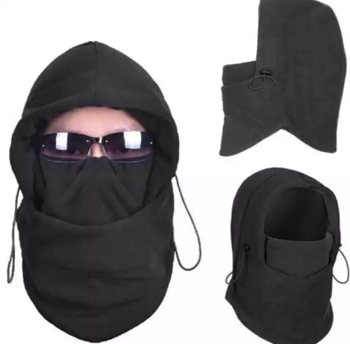 Thermal Fleece Balaclava Hat Hood Ski Bike Wind Stopper Mask Monkey Cap For Men Women Kids Adjustable Windproof Face