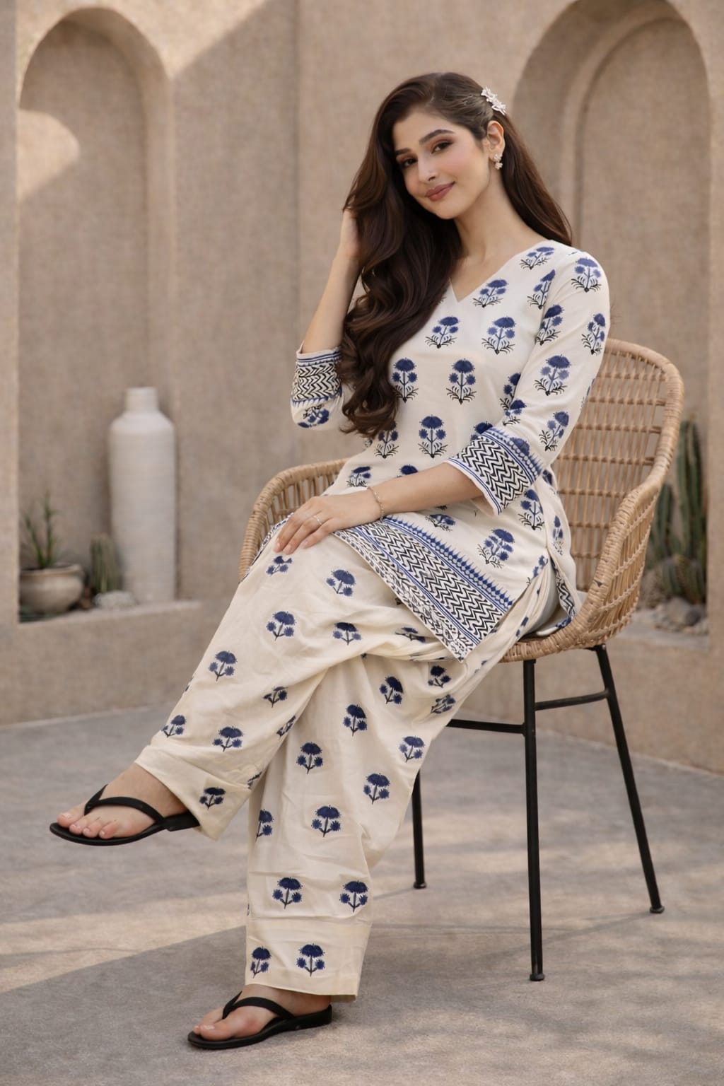 New Trendy   Lenin 2Pc suit  for Women's and Girls High Quality Stitched suits