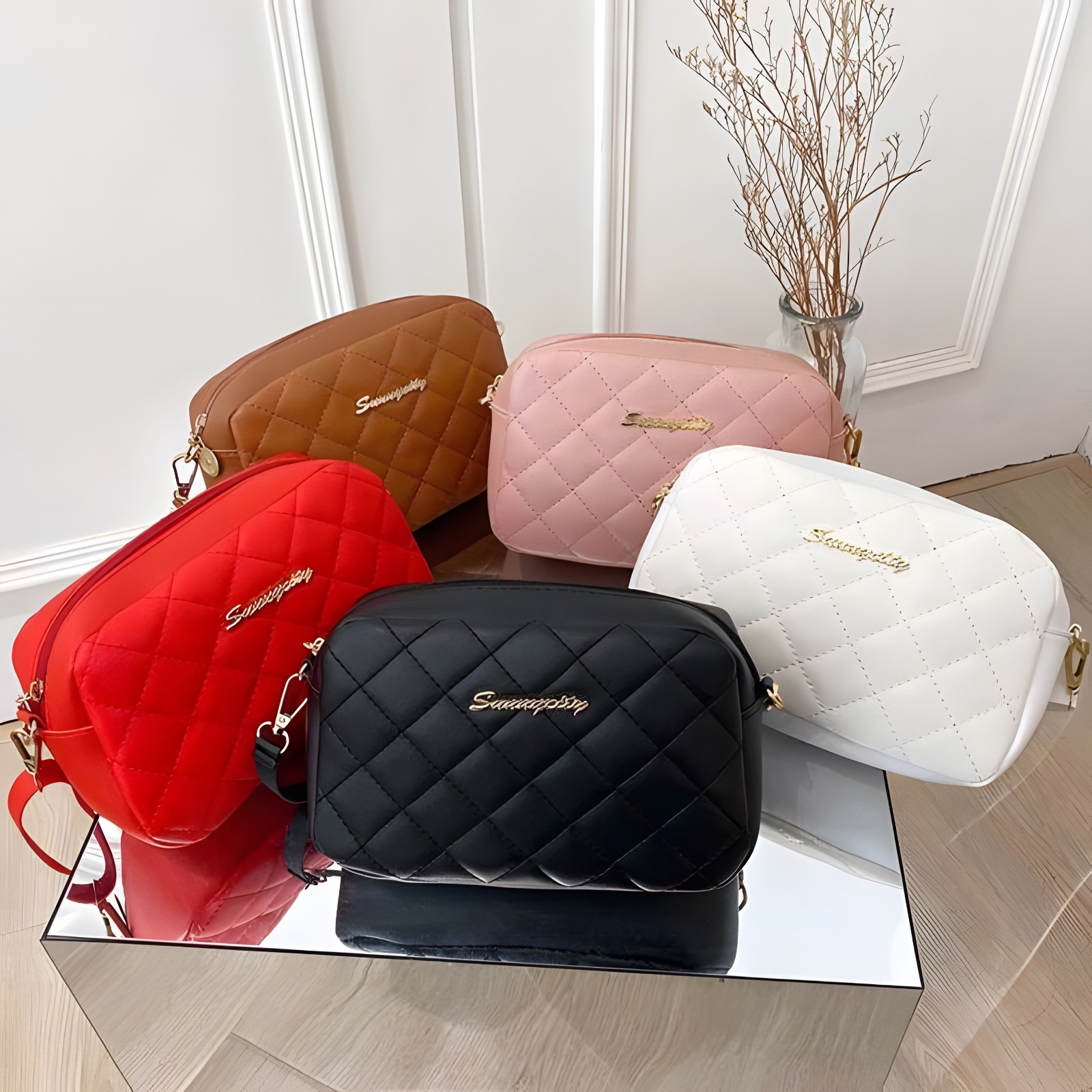 Cross body bags for girls Cute bucket ladies bags Long handle Shoulder bags for women - 7 Colors purses