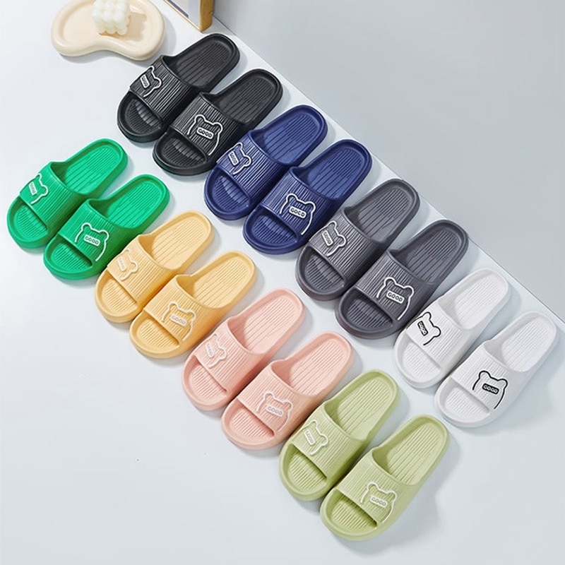 Summer Beach Thick Platform Slipper Sandals Women Eva Slippers Couple Home Flip Flops