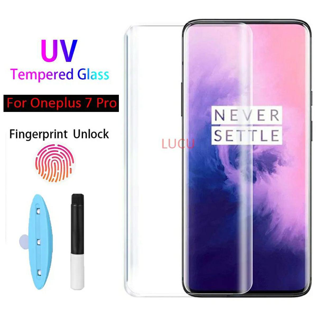 oneplus 7 pro uv glass screen protector