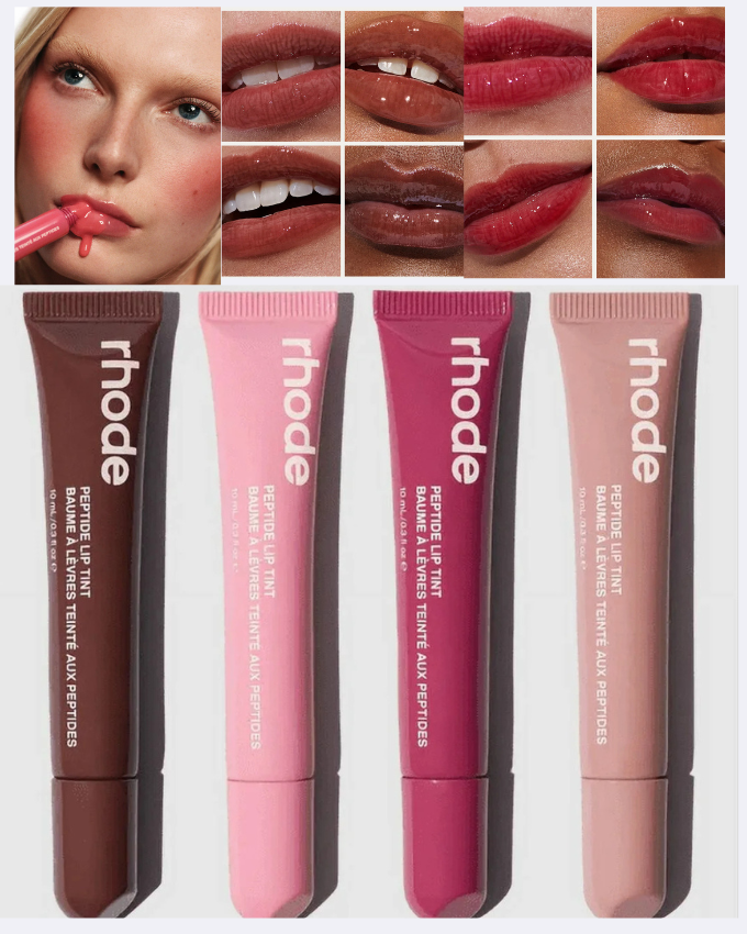 Rhode Lip Gloss – Long-Lasting, Moisturizing, Non-Stick, No-Budge Lip Stain with Velvet, Mirror Finish – Plumping, Smooth, and Delicate for a Glass-Like Shine Rhode Dupe,Hydrating lipgloss , Rhode Lipgloss Original Rhode lip peptide finest dupe | Lipstick