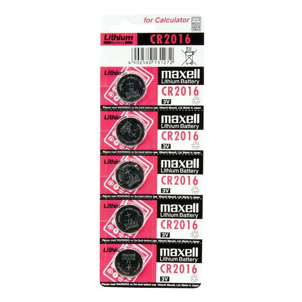 CR2016-5pcs  Cell | Battery for  Camera Calculator Watch  |CR2016-5pcs| Aoptics