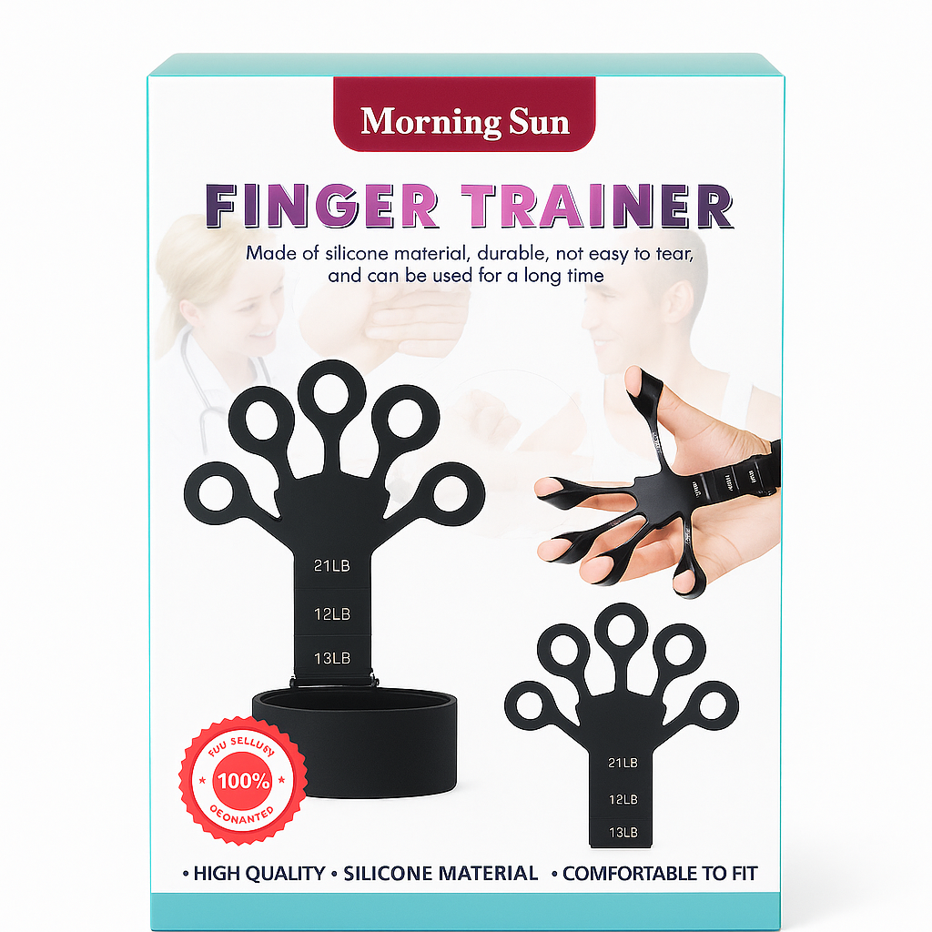 Finger Trainer | Hand Strengthener | Finger Gripper | Hand Exercise Tool for Improving Grip, Finger, and Forearm Strength | Portable Hand Strengthening Device