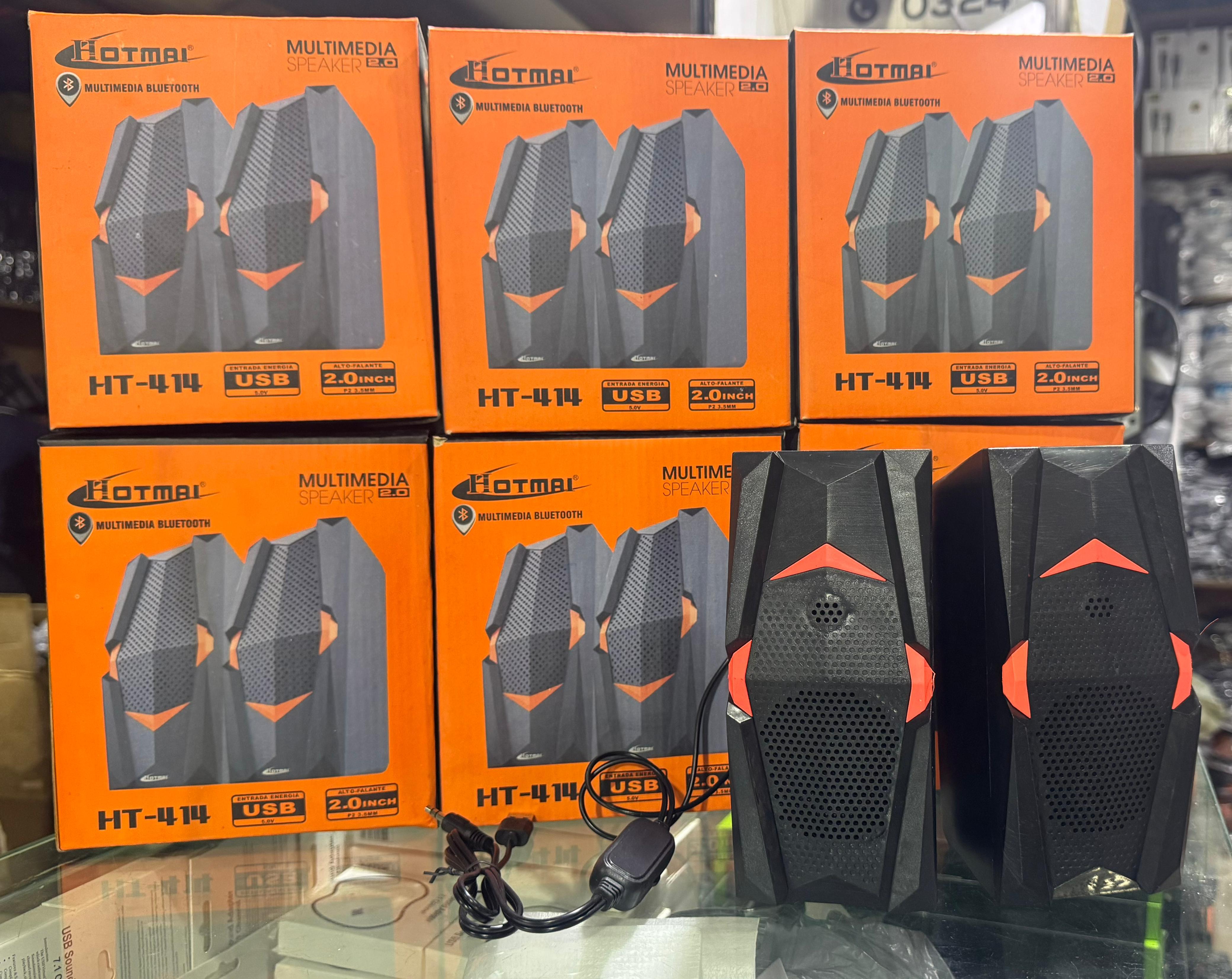 Hotmai HT-414 Best Sound Multimedia Speakers For Computers, Laptop, Pc and Lcd led Excellent Sound Quality