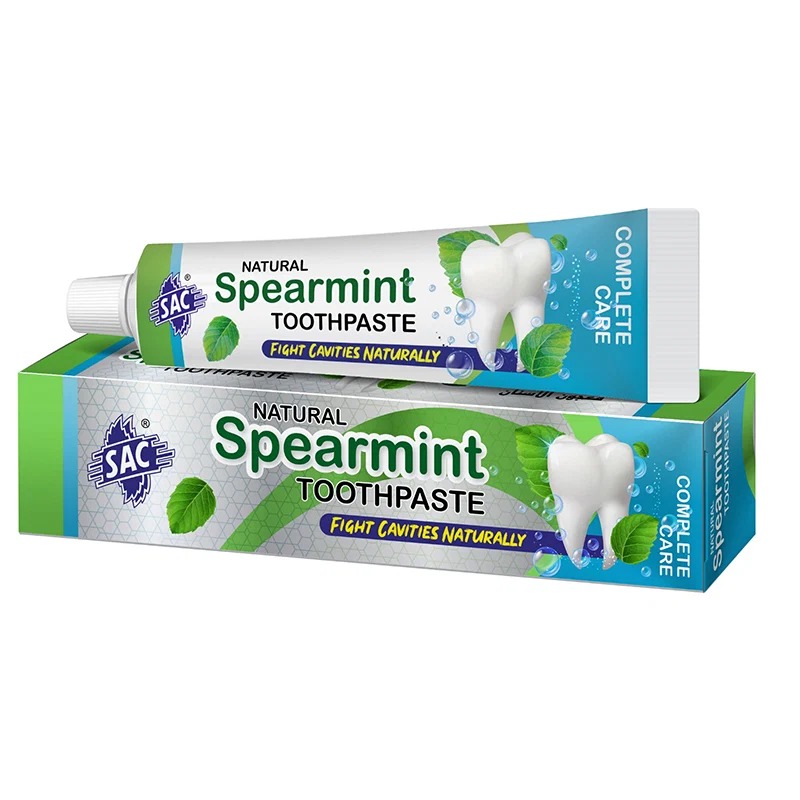 Spearmint Toothpaste - 125gm - Herbal toothpaste for healthy gums - Oral Health by SAC