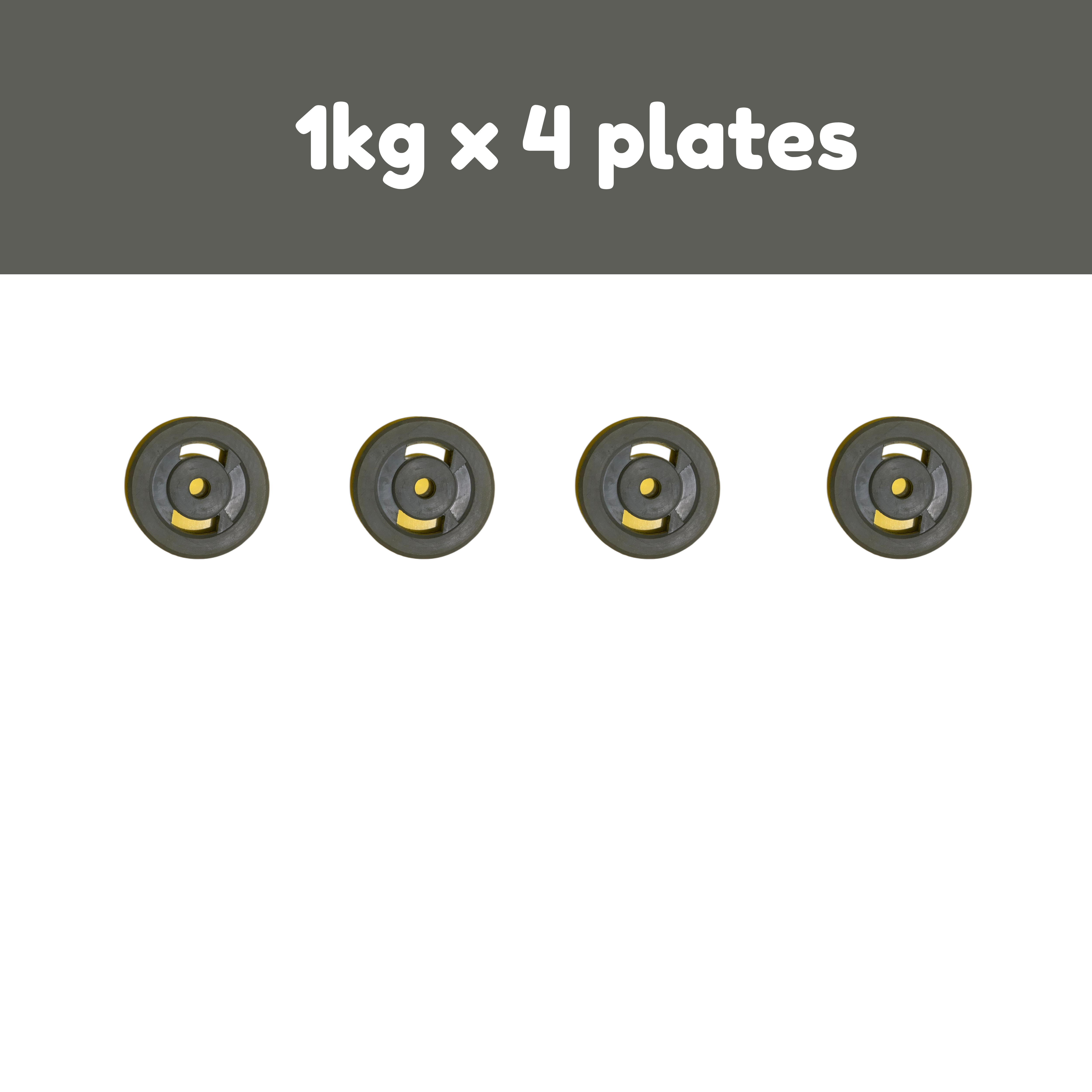24 kg Rubber Set for Home Gym - Ideal for Bicep Workouts