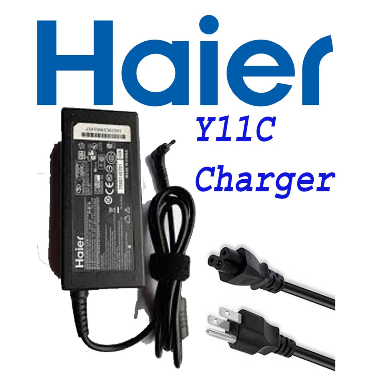 Ha!er Y11C Prime Minister Tablet & Laptop AC Adapter Charger DC Pin Size: 3.0mm X 1.1mm