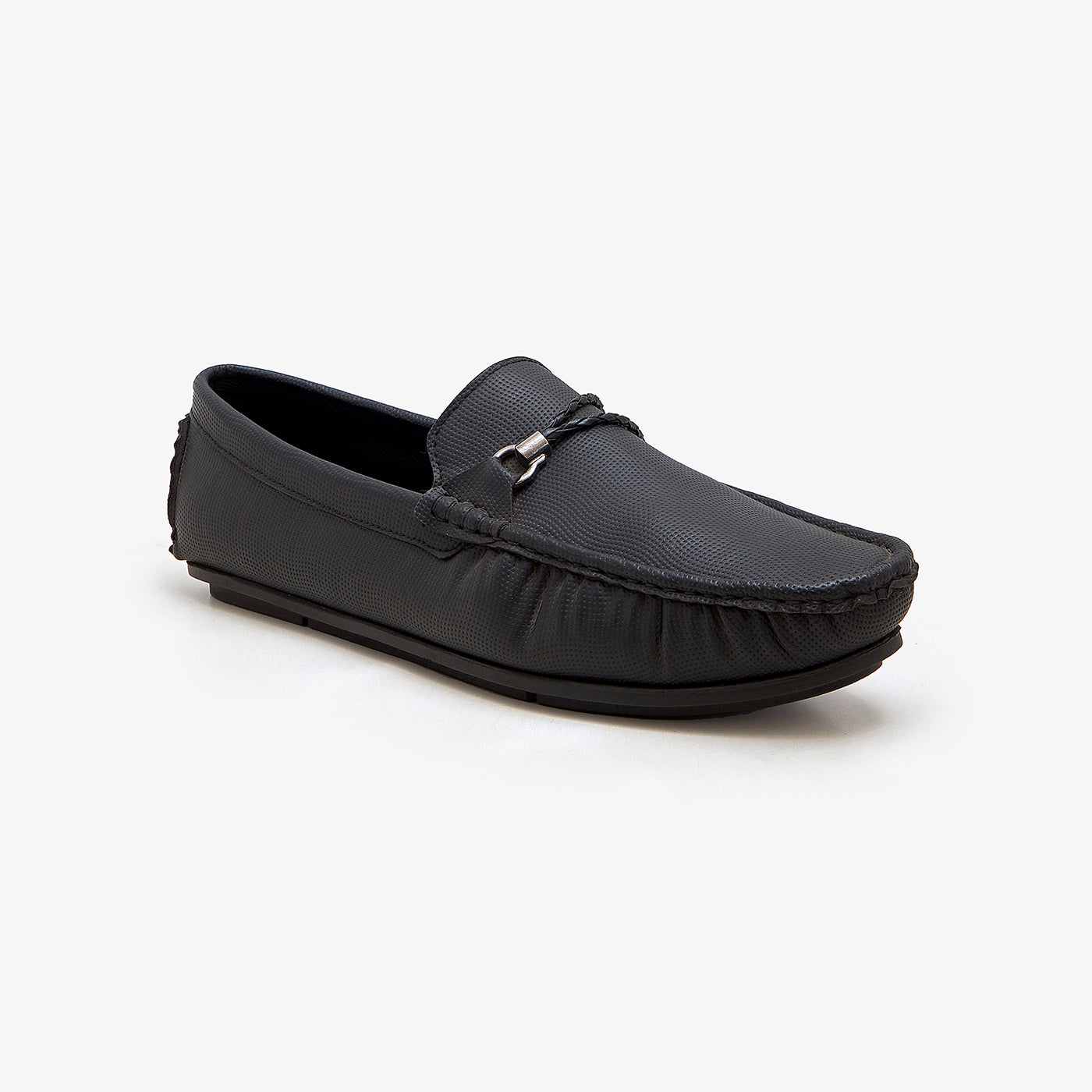 Calza Men's Metal Buckle Loafers For Men - Shoes For Men