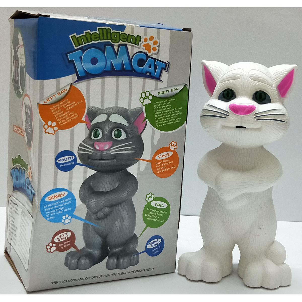 Intelligent TOM CAT with Mouth Recording, story, Music & Touch. Premium Quality Toy Gift.