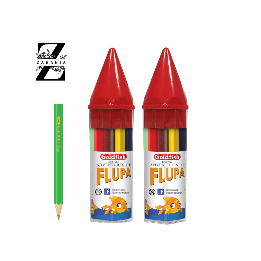 Goldfish Color Pencil - Colors Set For Kids - School Stationery - Pack ...