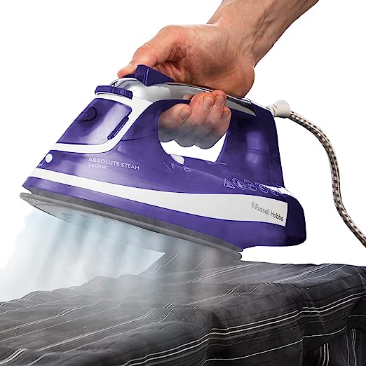 Russell Hobbs 25910 Steam Iron with 160 gram Steam Self Clean Functions
