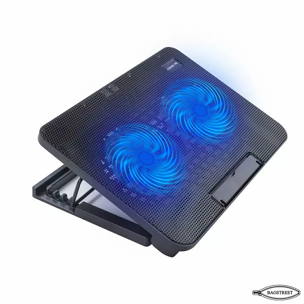 Laptop Cooling Stand Double Fan N99 Cooling Pad With Blue LED Lights