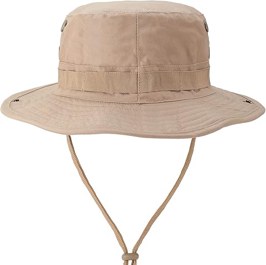 Outdoor Boonie Sun Hat for Hiking, Camping, Fishing, Operator Floppy Summer Cap for Men & Women