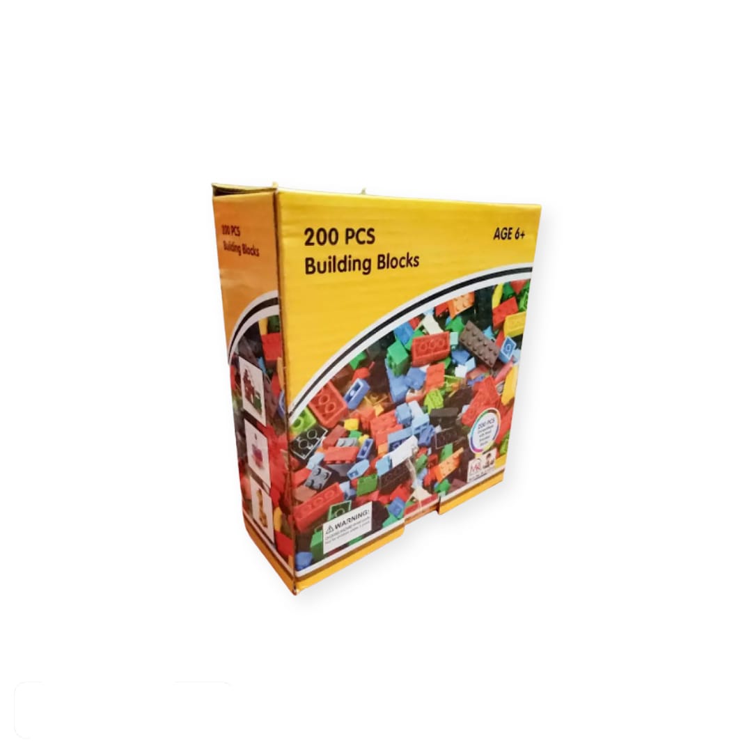 Set Of 200 Pieces Construction Blocks For Kids