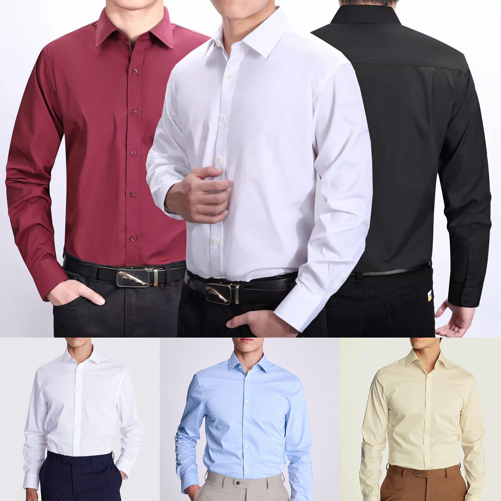 Premium Men's Dress Shirt - Formal & Casual Wear | High-Quality Cotton | Slim Fit & Regular Fit | Stylish & Comfortable
